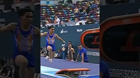 Carlos Yulo Vault - World Cup Baku 2023 #shorts