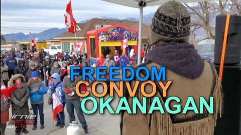 Freedom Convoy Okanagan Pt.4 Osoyoos USA Border Feb.26, 2022 #irnieracingNews