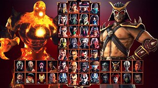 Mortal Kombat 9 - Blaze And Shao Khan Mod - Expert Tag Ladder - Gameplay @(1080p)