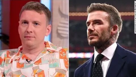British comedian Joe Lycett shreds £10,000 in protest against David Beckham's controversial .