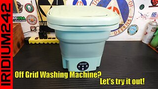 Mini Folding Washing Machine - Great Emergency Washer! Temu Deal