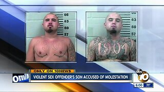 Sex offender's son suspected of child molestation