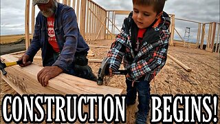 Construction Finally Begins! - Leg Arm's House Build Part 4