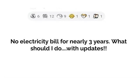 No electricity bill for 3 years....with full updates!!