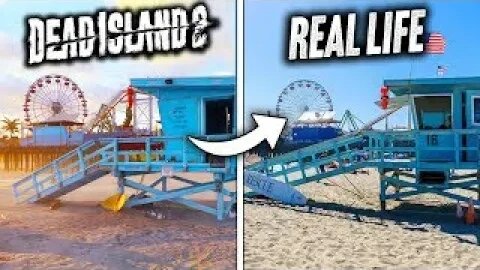 Dead island 2 Game Vs Real Life L.A Comparison