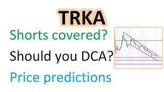 #TRKA 🔥 all shorts covered already? Can it bounce again? Price predictions $TRKA