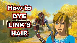 How to DYE LINK'S HAIR. Zelda Tears of the Kingdom.