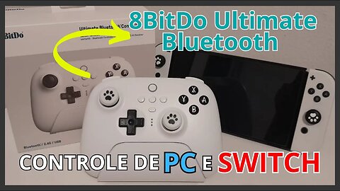 Controle INCRÍVEL - 8BitDo Ultimate Bluetooth Controller (Unboxing)