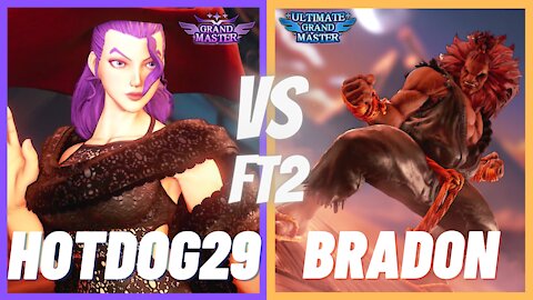 SFV CE 🌟 Hotdog29 (Rose) vs Brandon (Akuma) FT2 🌟 SF5