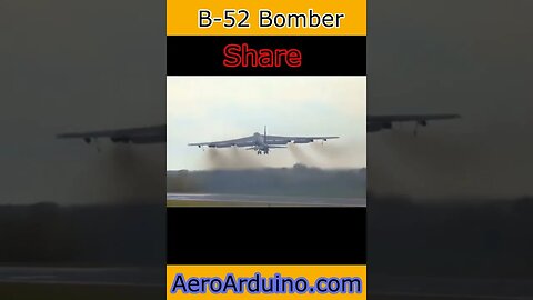 Can't Believe B52 Stratofortress Giant Smokey Building can Take Off the Runway #Flying #Aviati