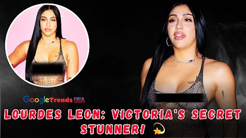 🌟 "Lourdes Leon's Sensational Debut at Victoria's Secret The Tour! ✨👗💃