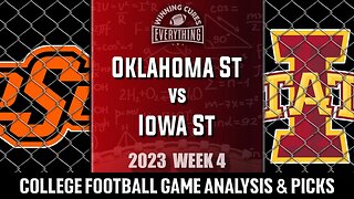 Oklahoma State vs Iowa State Picks & Prediction Against the Spread 2023 College Football Analysis