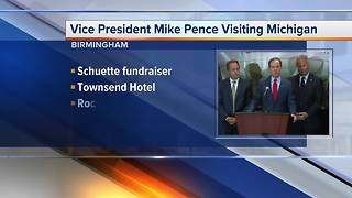 VP Mike Pence to land in Michigan, discuss tax cuts