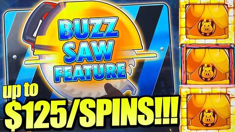 Wiggled My Finger And I Got The BUZZ SAW!! EPIC Comeback Huff N More Puff Slots