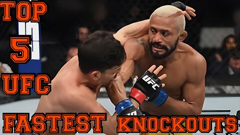 Top 5 UFC fastest knockout of all time #ufc#mma