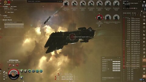 EVE Online Stray Gallente Carrier - Level 5 Security Mission