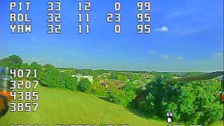 First FPV footage from Draco X10 quadcopter