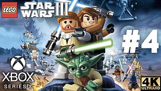 LEGO Star Wars III: The Clone Wars Gameplay Walkthrough Part 4 | Xbox Series X|S, Xbox 360 | 4K