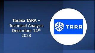Taraxa TARA - Technical Analysis, December 14th, 2023