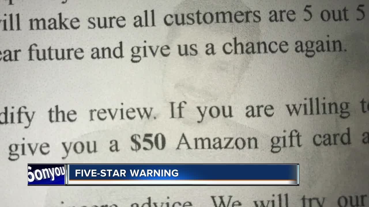 Five star warning