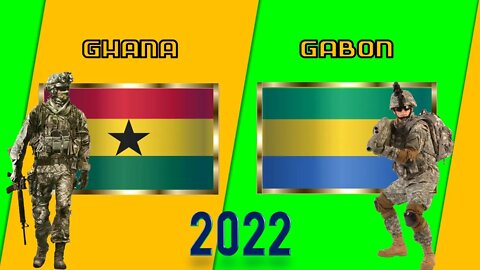 Ghana VS Gabon Military Power Comparison 2022 | 🇬🇭vs🇬🇦