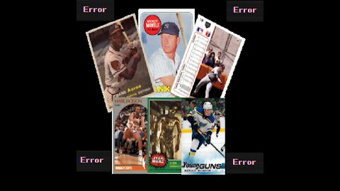 ERROR CARDS 2020