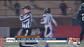 Metro Christian defeats Vian, 42-34 to claims Class 2A State Championship