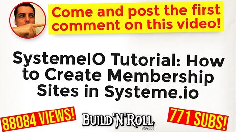 SystemeIO Tutorial: How to Create Membership Sites in Systeme.io