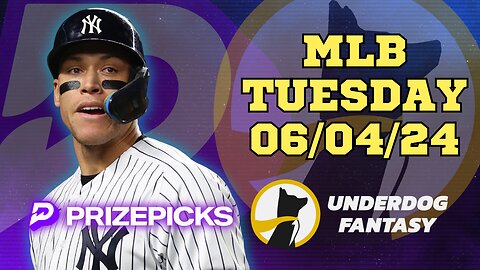 #PRIZEPICKS | BEST PICKS FOR #MLB TUESDAY | 06/04/24 | BEST BETS | #BASEBALL| TODAY | PROP BETS