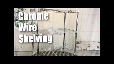 Sandusky Chrome 3 Shelf Wire Shelving Review