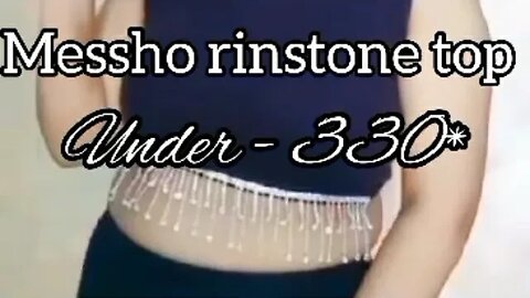 meesho rinstone top under 330/-😍#meeshofashion #trendingshort