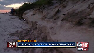 Beach erosion continues to plague Caspersen Beach