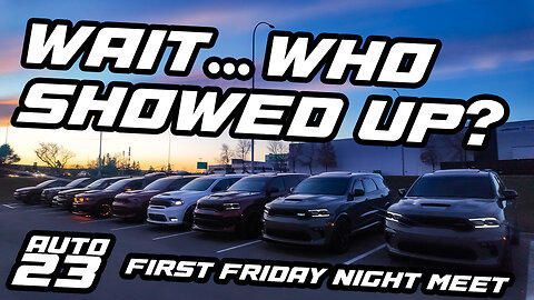 You WONT Believe Who Showed Up To The FIRST Friday Night Dodge Durango Meet!