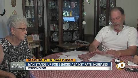 Making It In San Diego: Man stands up for seniors facing rent increases