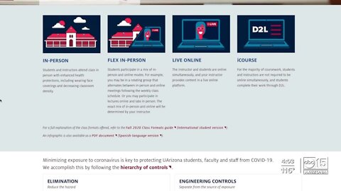 A look at how ASU, UArizona, and NAU plan to reopen for the school year