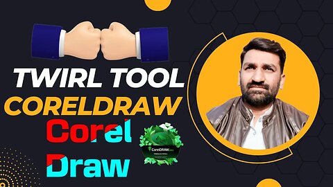 How to use Twirl tool in corel draw | How to Use TWIRL tool in CorelDraw [Hindi/Urdu] | Coreldraw