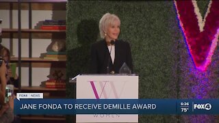 Fonda to receive Demille Award