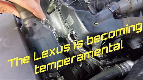 Replacing the alternator on the Lexus is250