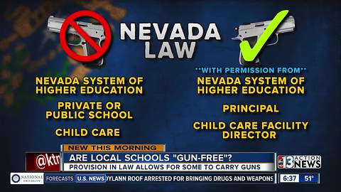 Law may allow teachers to carry guns in Nevada
