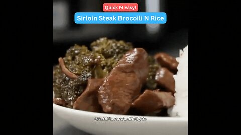 Sirloin Steak Broccoli N Rice