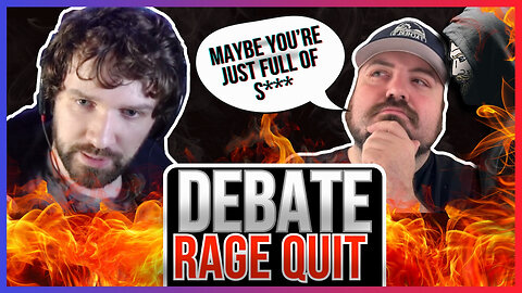 Leftist Streamer Destiny RAGE QUITS After Epic Meltdown - Rob Noerr Makes Him ADMIT DEFEAT LIVE