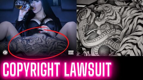 Cardi B sued for $5 MILL - Accused Of Stealing Artwork For Mixtape Cover