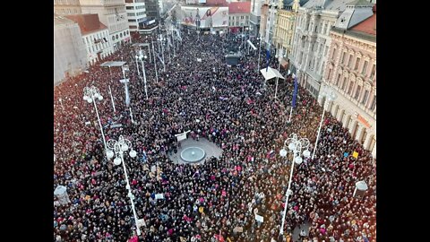 Hrvatska protiv kovid diktature - Zagreb 20.11.2021.