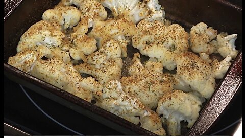 Seasoned Baked Cauliflower