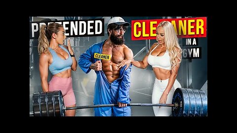 She can't say No to CLEANER ANATOLY Gym Prank #25