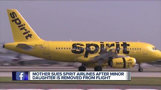 Wayne County mother suing Spirit Airlines for removing her daughter from flight