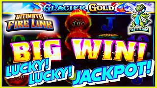 LUCKY LUCKY JACKPOT HANDPAY! Ultimate Fire Link Glacier Gold Slot