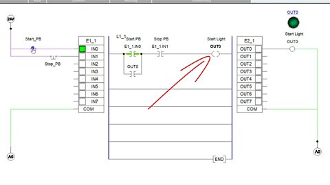 PLC Ladder Logic Latching Circuit for Beginners
