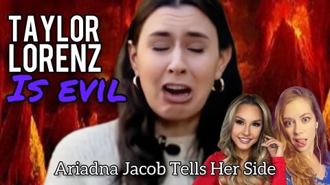 Taylor Lorenz is EVIL! Ariadna Jacob EXPLAINS to Chrissie Mayr How Lorenz SABOTAGED Her!