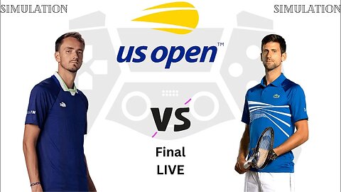 Daniil Medvedev vs Novak Djokovic | US Open Tennis Championship 2023 | Final Match Live Simulation